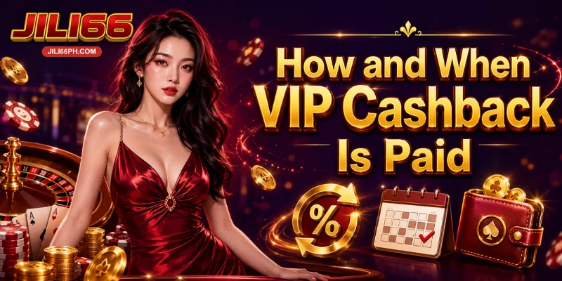 how and when vip cashback is paid