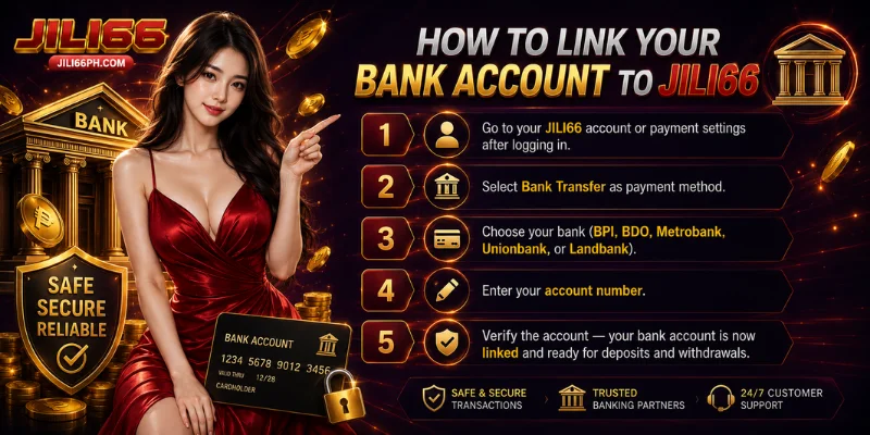 how to link your bank account to jili66