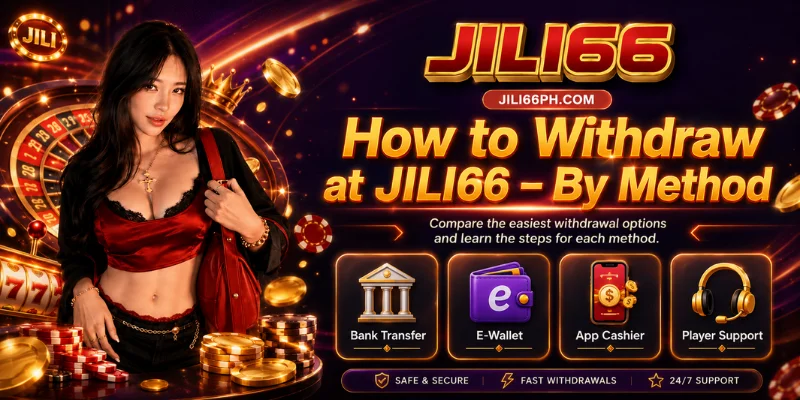 how to withdraw at jili66 by method
